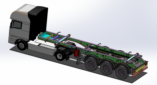 20英尺ISO罐式集装箱底盘拖车缩略图
